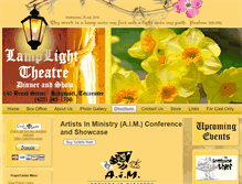 Tablet Screenshot of lamplighttheatre.com